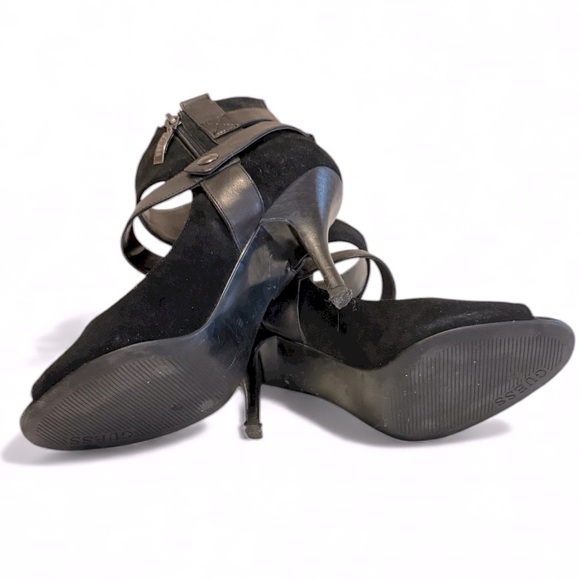 Guess collection Black Peep-Toe Heels – Size 6 - Picture 4 of 8
